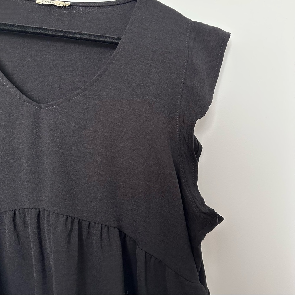 Chic Black Mini Dress - Picture 2 of 7